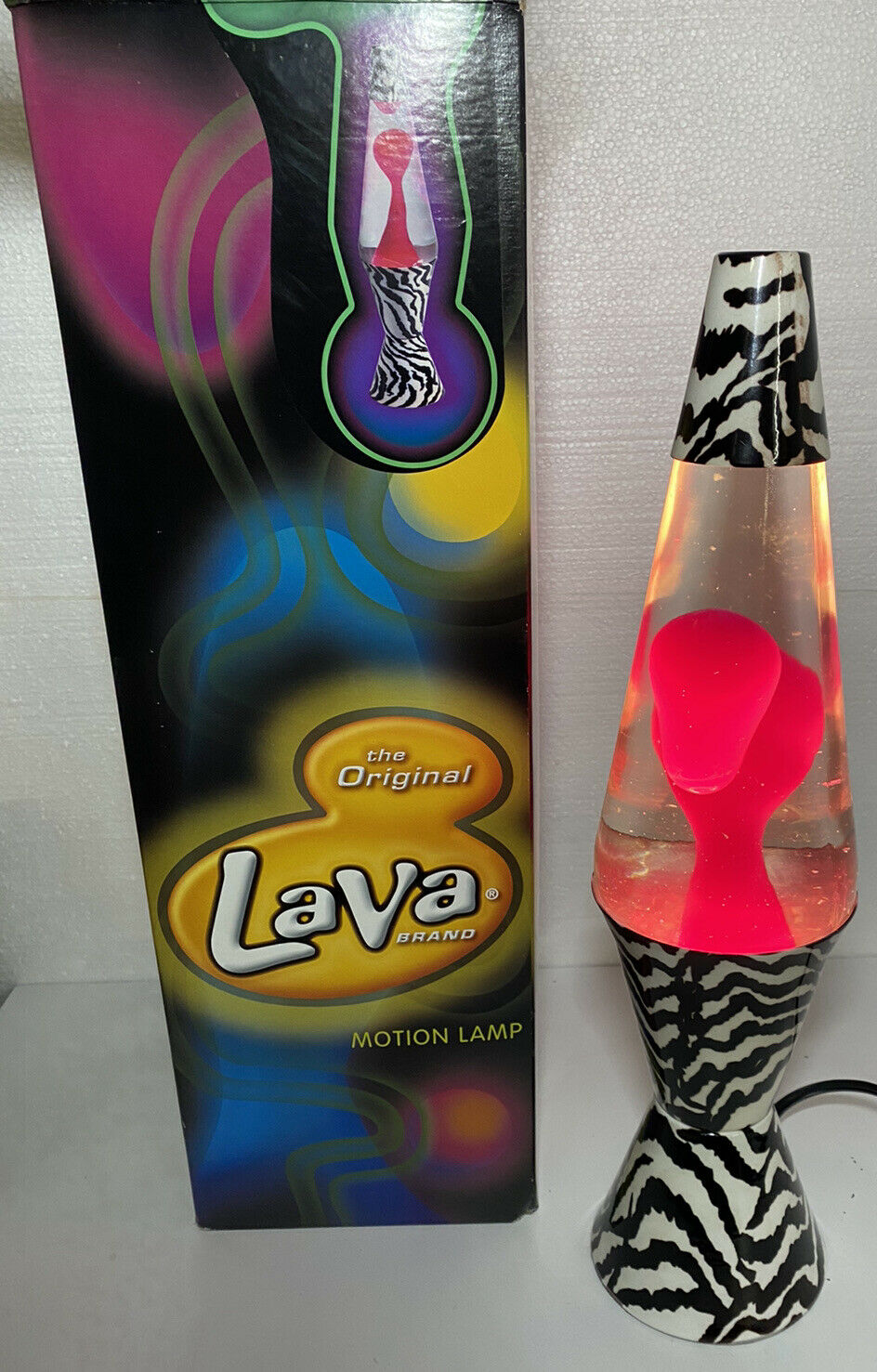 Safari Series Lava Lamp zebra
