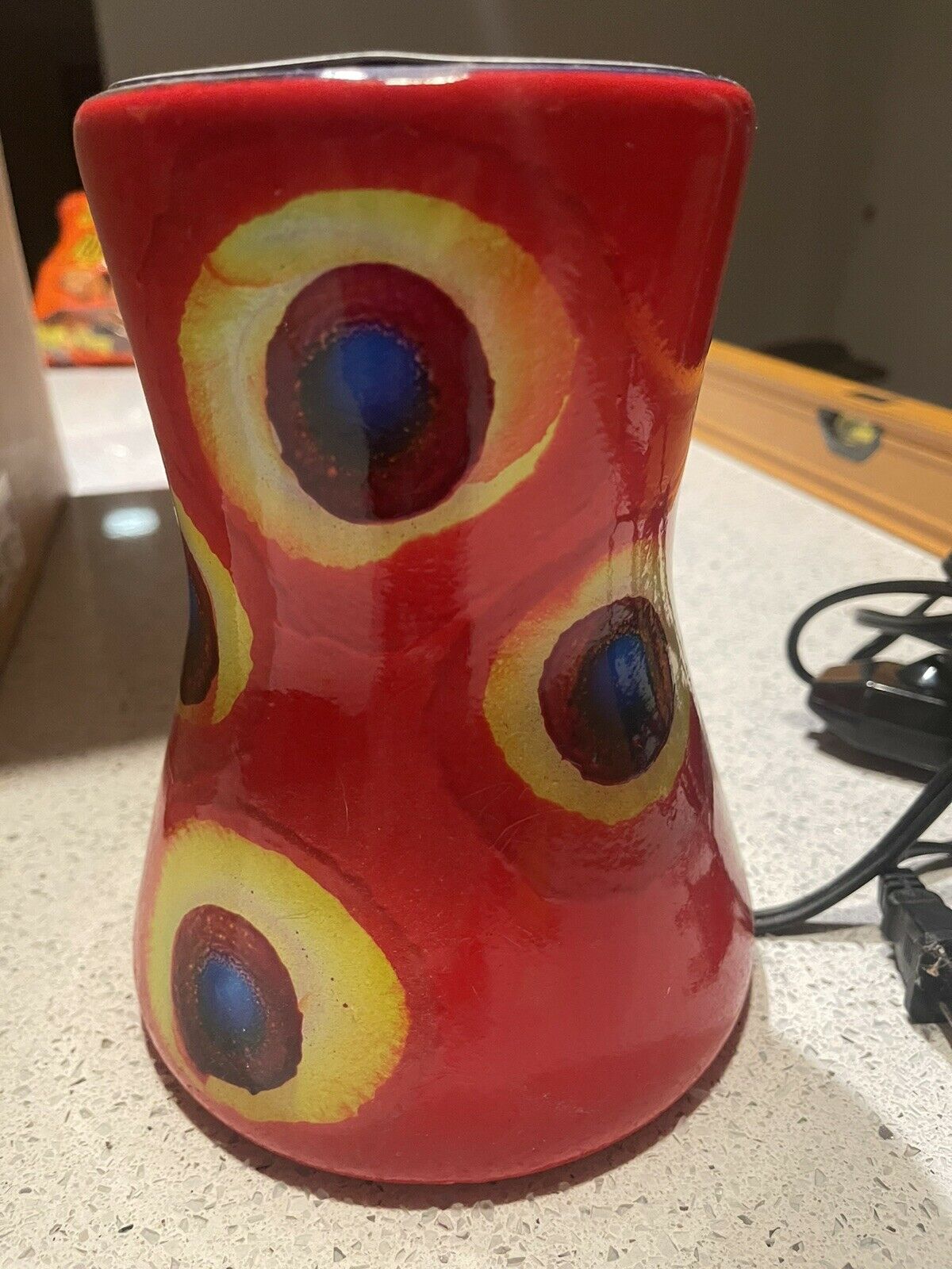 Red Splotch lava lamp