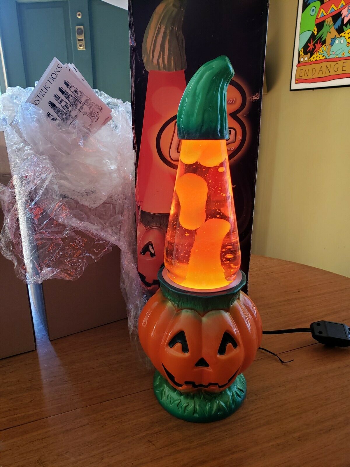 Pumpkin Lava Lamp