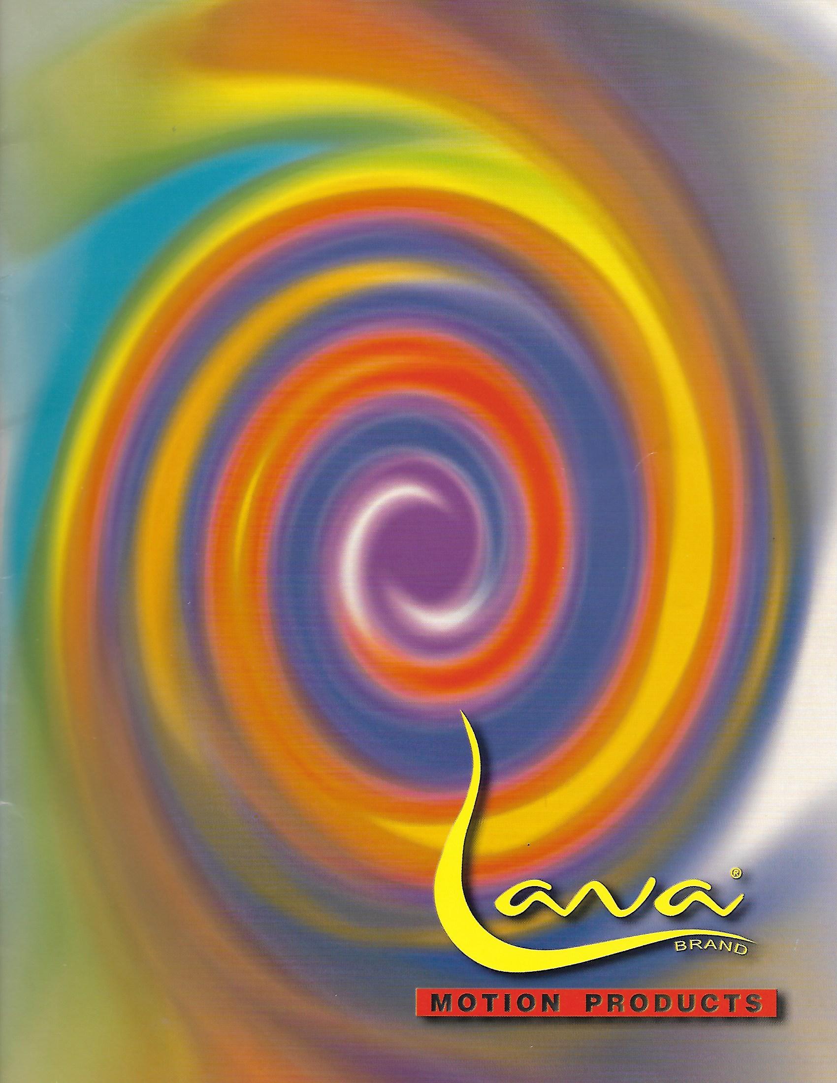 1996 Lava Brand Catalog. Ad. Advertisement. Lava Lamp
