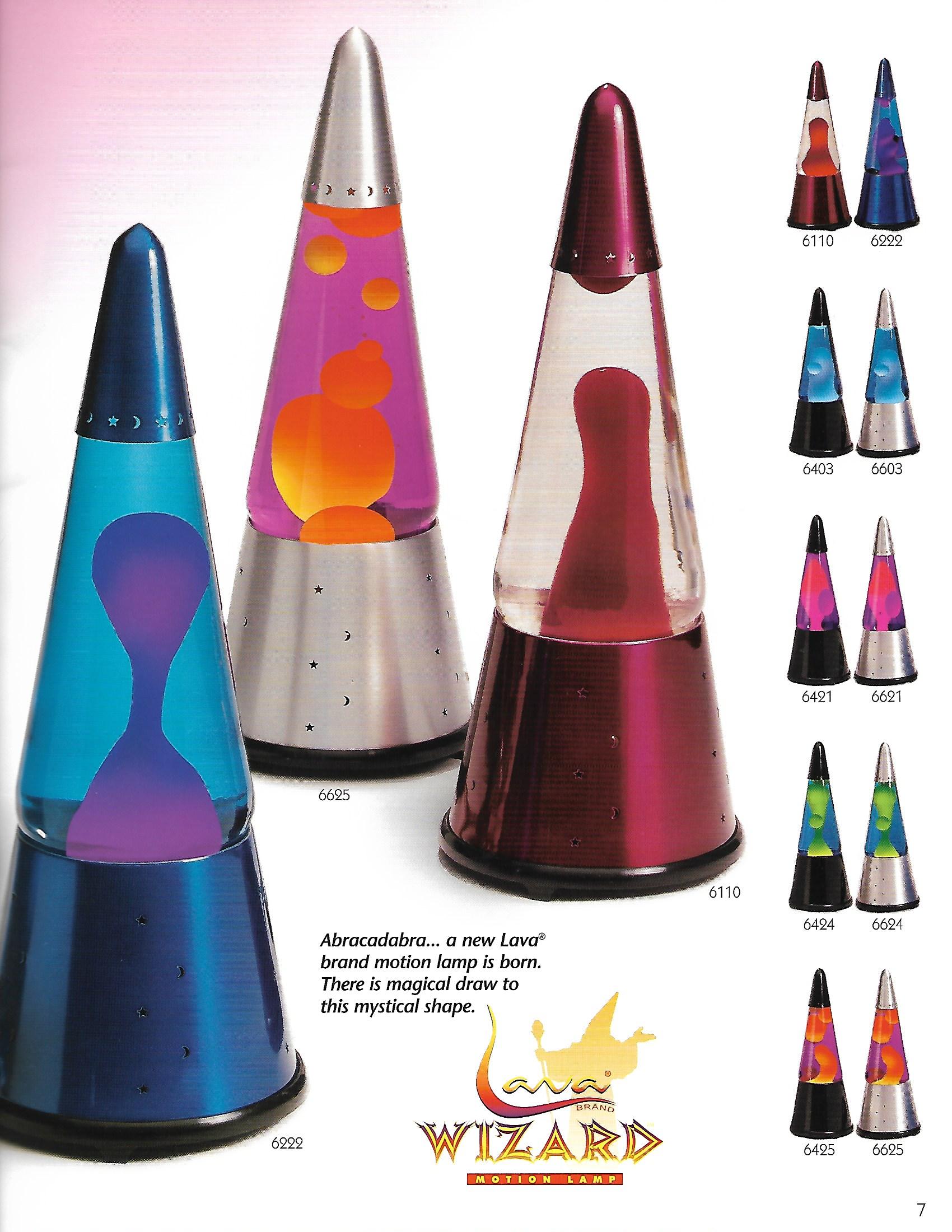 1996 Lava Brand Catalog. Ad. Advertisement. Lava Lamp