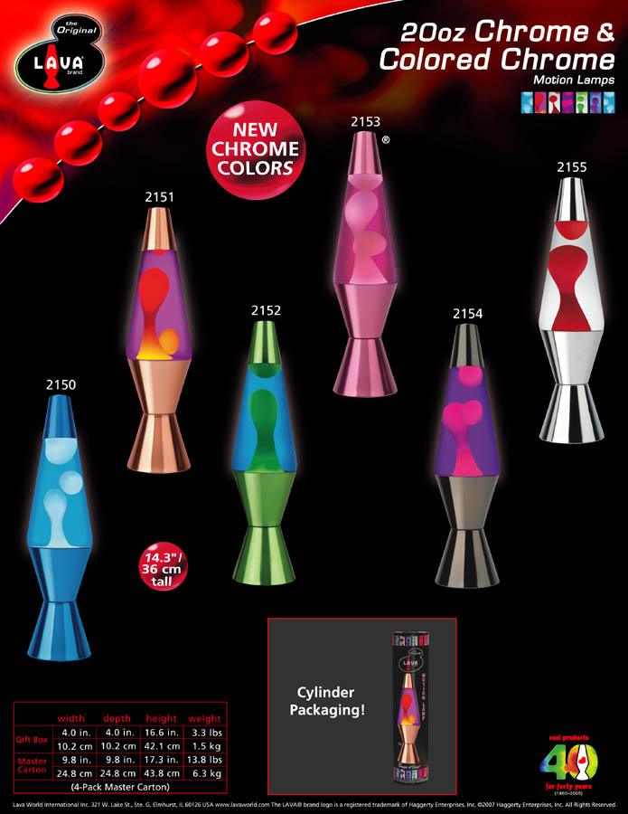 2007 Lava Brand Catalog. Lava Lamp