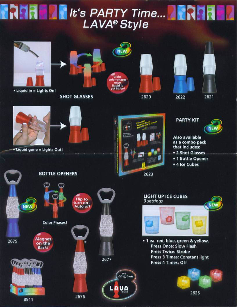 2007 Lava Brand Catalog. Lava Lamp
