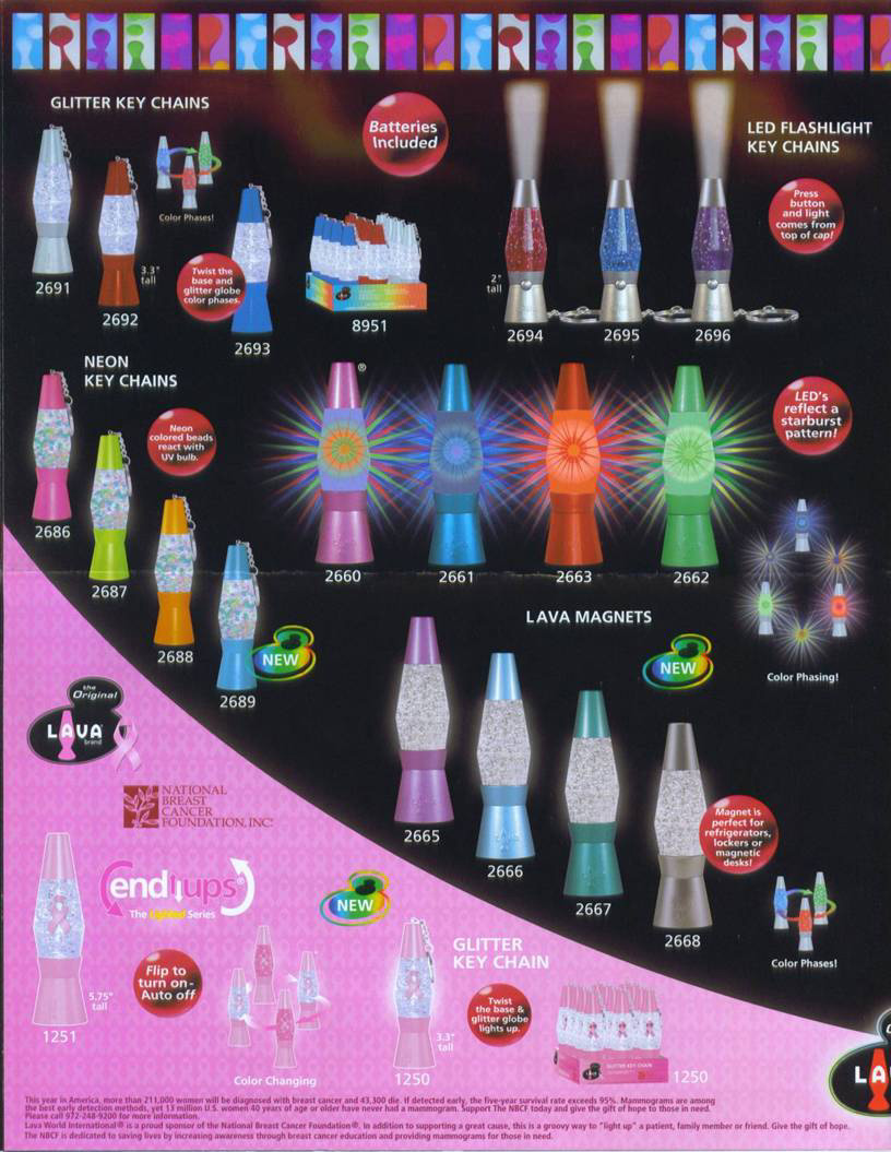 2007 Lava Brand Catalog. Lava Lamp