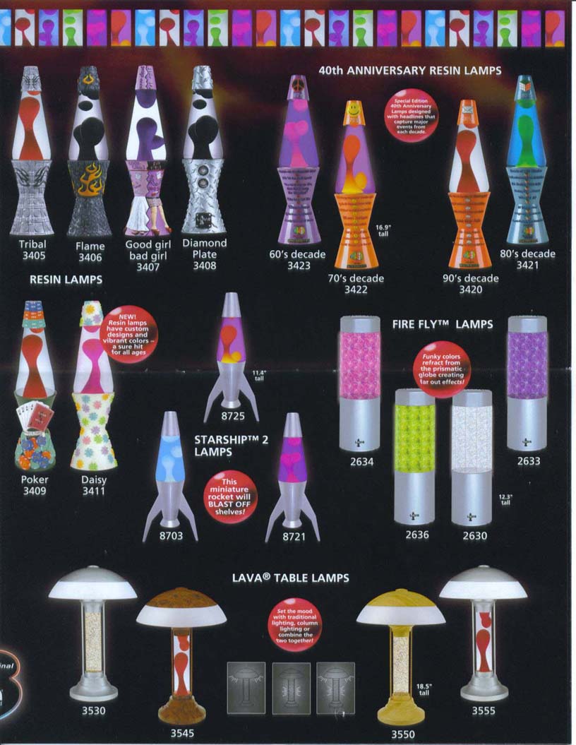 2007 Lava Brand Catalog. Lava Lamp