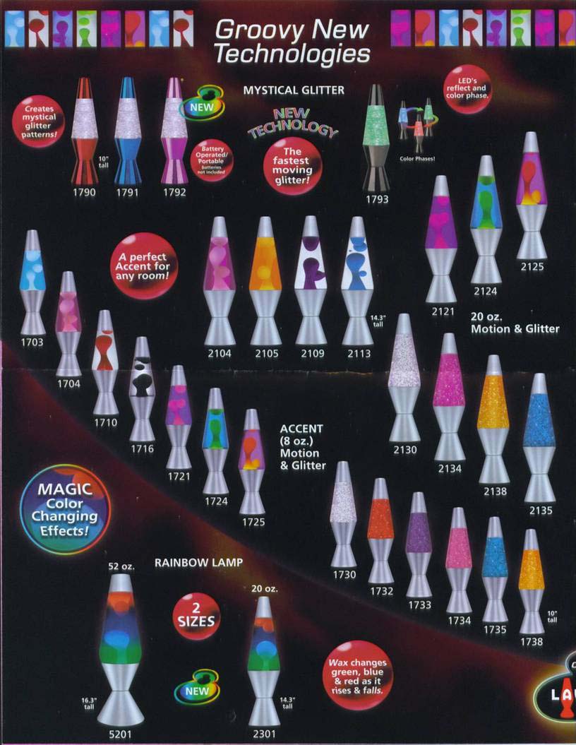 2007 Lava Brand Catalog. Lava Lamp