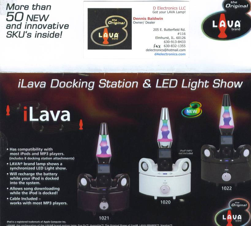 2007 Lava Brand Catalog. Lava Lamp