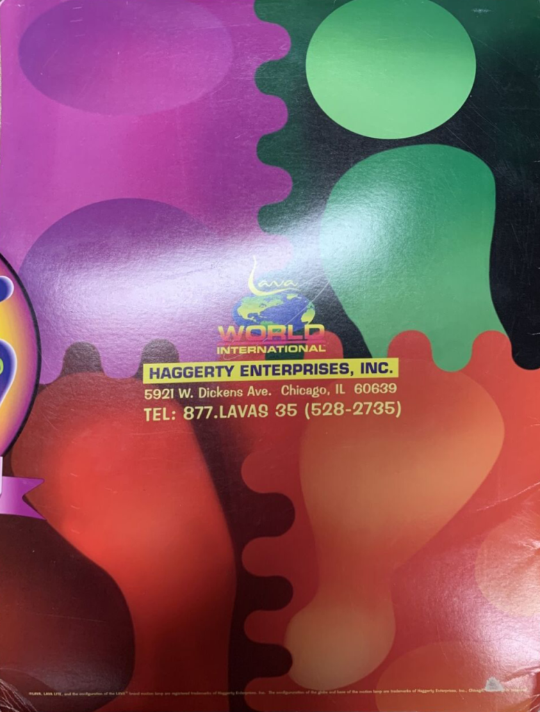 2001 Lava World Catalog. Ad. Advertisement. Lava lamp