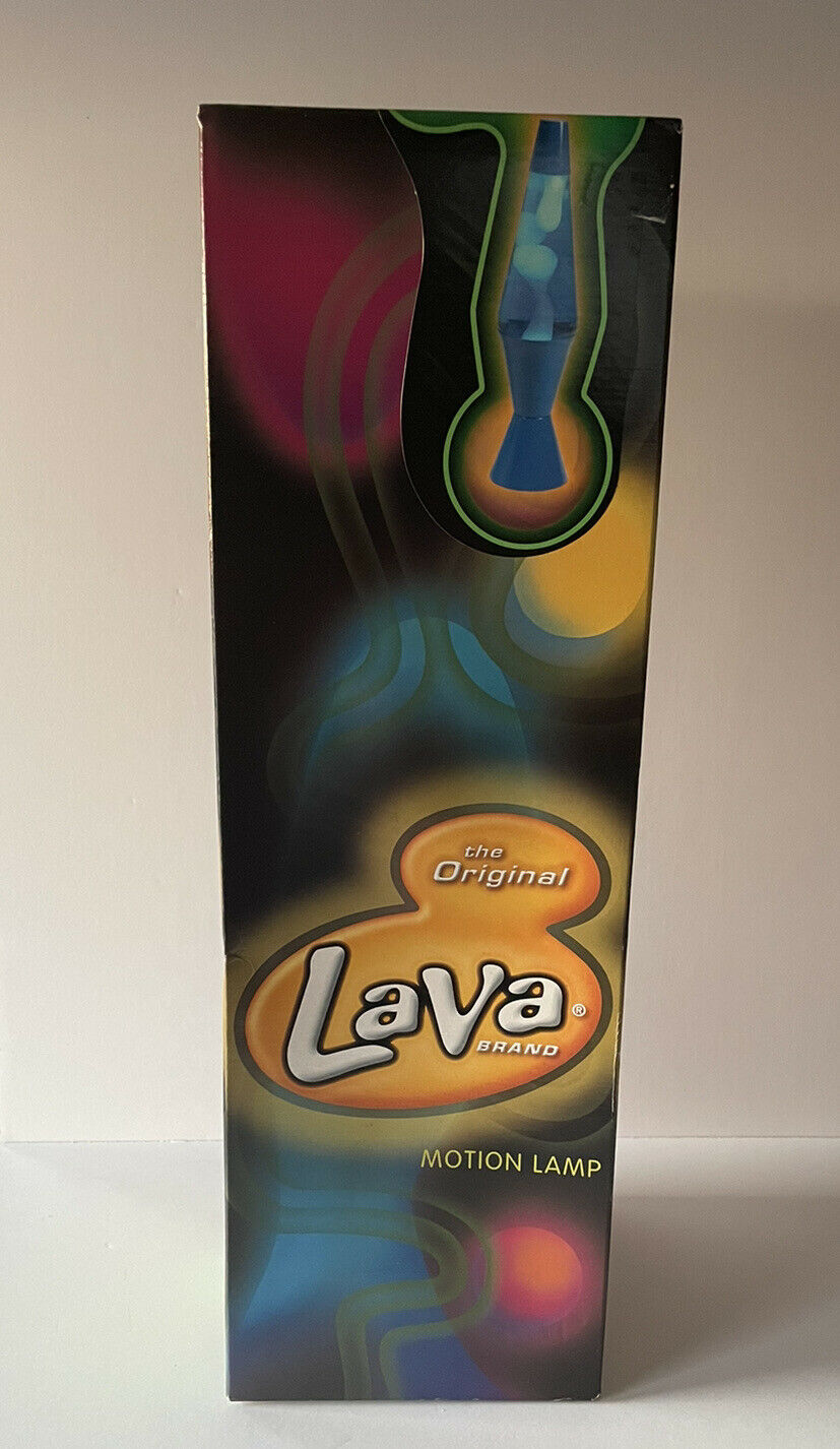 Fluorescent Blue lava lamp