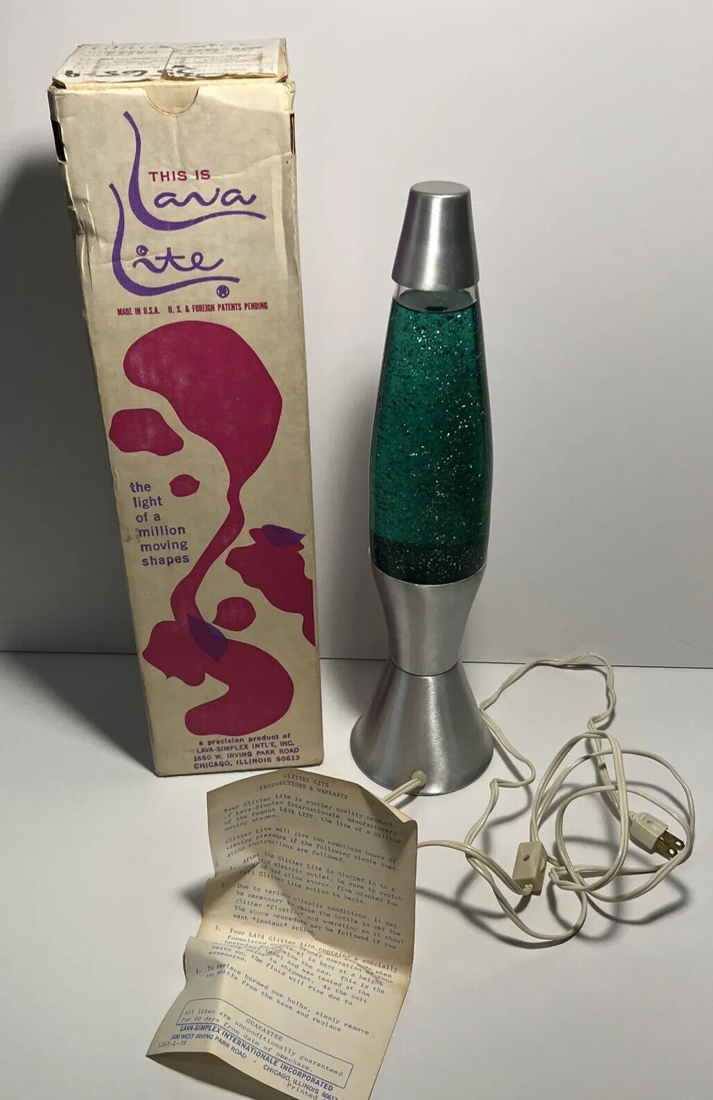 Enchantress 1960s Lava Lamp Glitter