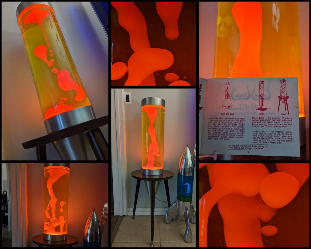 Imperial Lava Lamp vintage 1960s