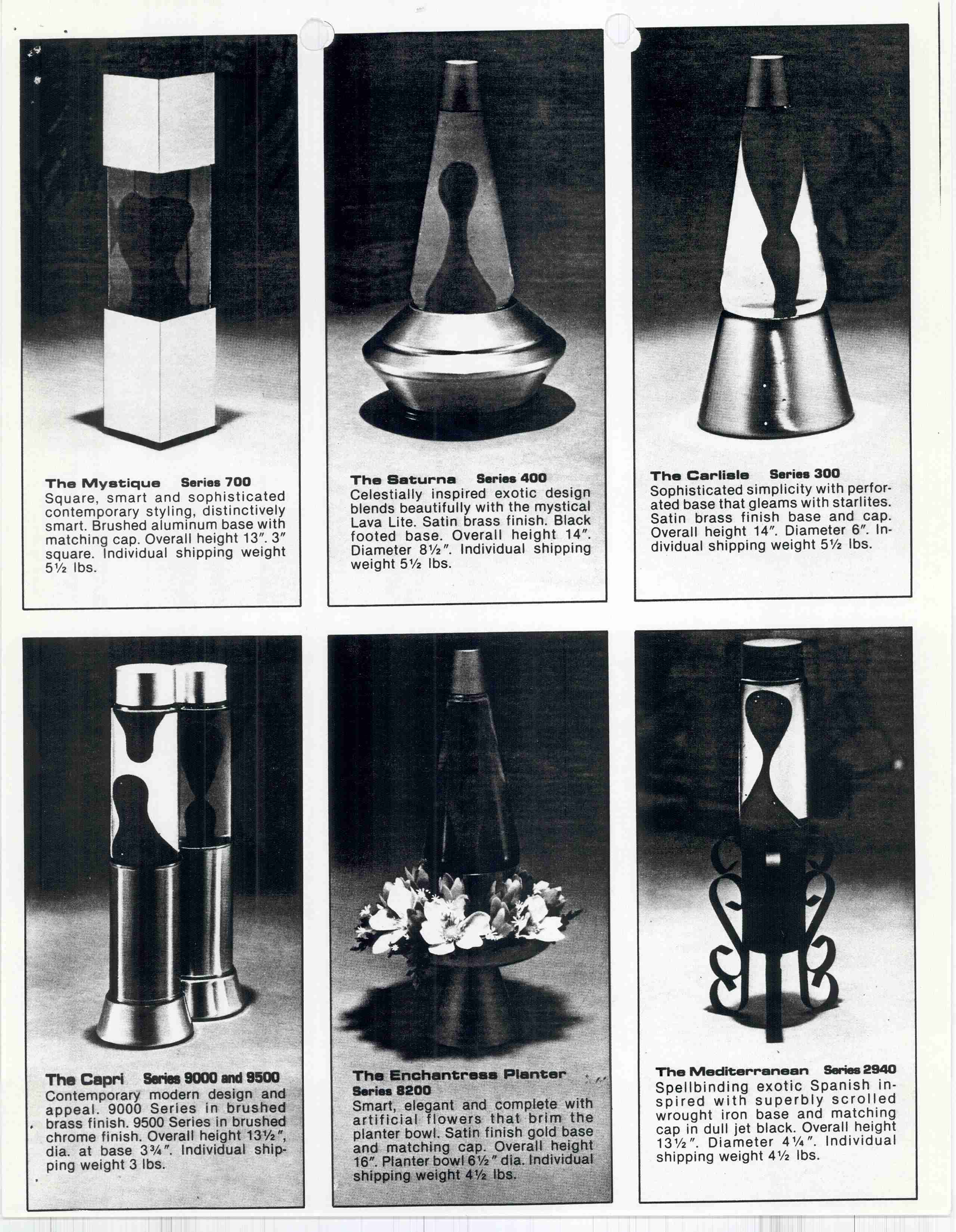 Vintage 1979 Lava Lite Catalog. Advertisement. Ad. Brochure. Lava Lamp