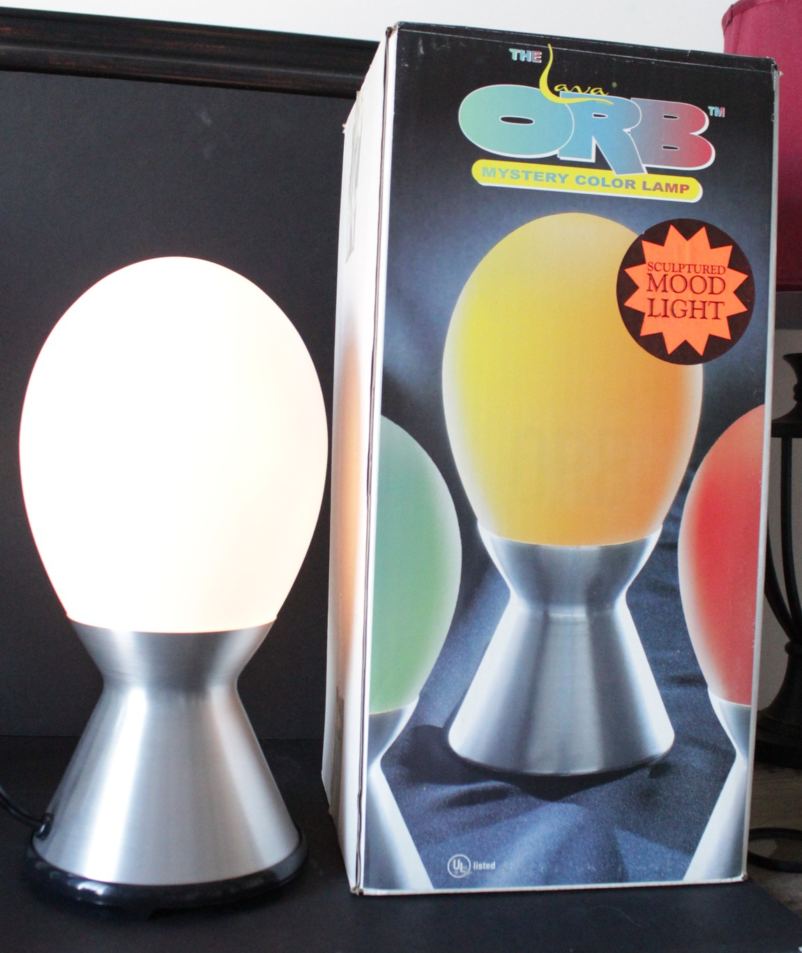 Orb hidden rainbow lava lamp lava lite