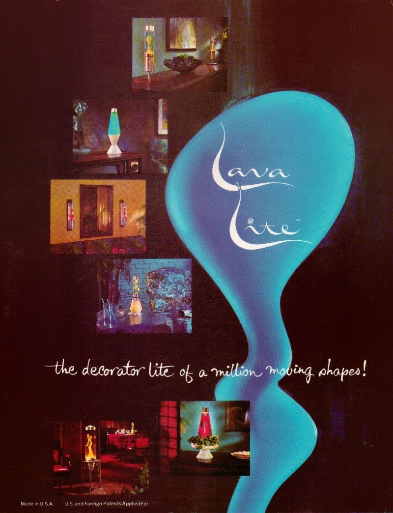 1968 Vintage Lava Lite Catalog. Advertisement. Ad. Brochure. Lava Lamp