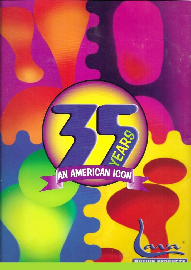 2000 Lava World Catalog. Ad. Advertisement Lava Lamp