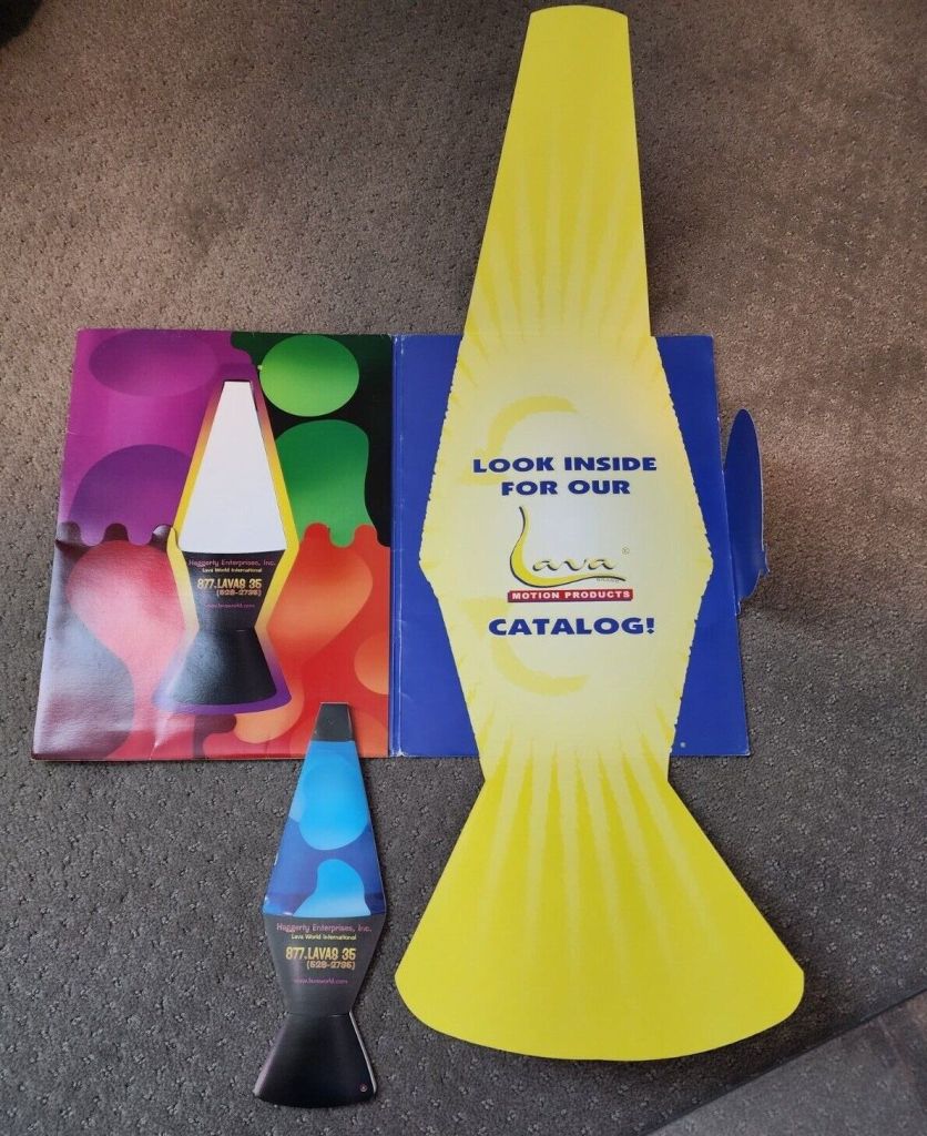 2000 Lava World Catalog. Ad. Advertisement Lava Lamp