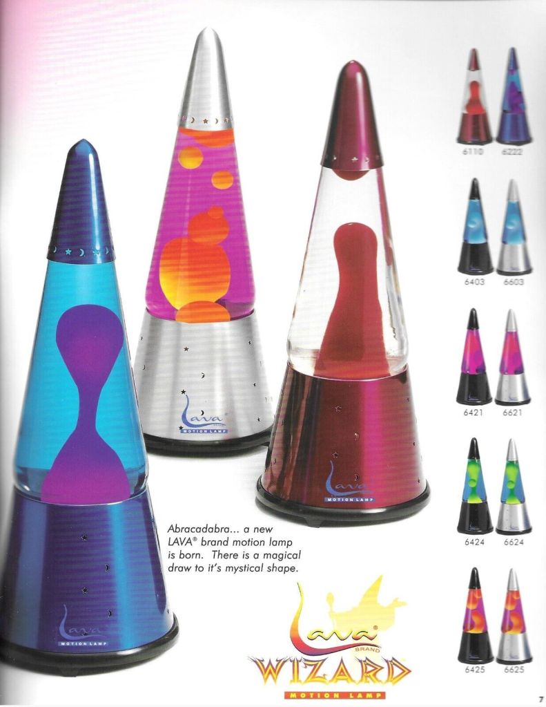 2000 Lava World Catalog. Ad. Advertisement Lava Lamp