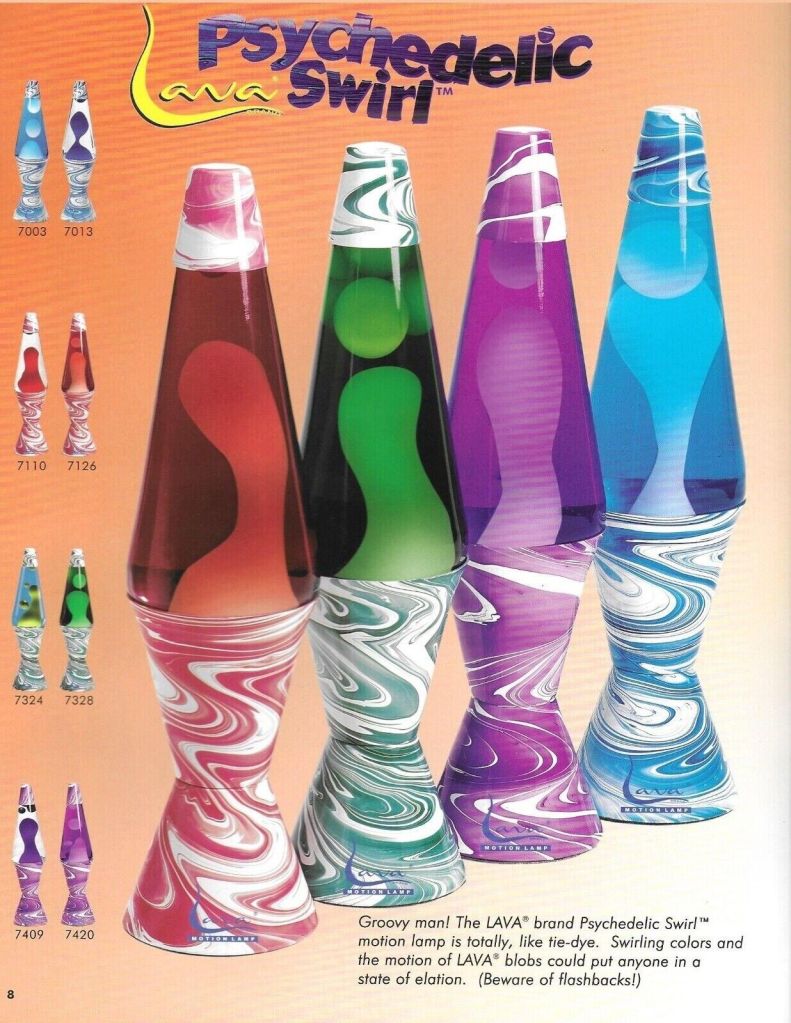 2000 Lava World Catalog. Ad. Advertisement Lava Lamp