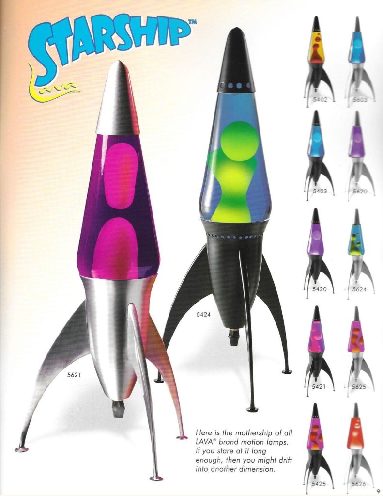 2000 Lava World Catalog. Ad. Advertisement Lava Lamp