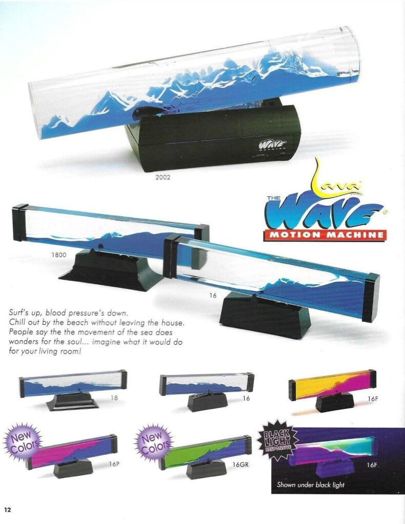 2000 Lava World Catalog. Ad. Advertisement Lava Lamp